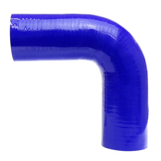 HPS 3/4" (19mm) 4-ply 90 Degree Silicone Elbow Coupler Blue