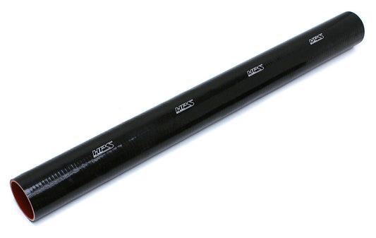 HPS 1-3/4" ID, 3 Feet Length, Silicone Straight Coupler Coolant Tube Hose, High Temp 4-ply Reinforced, Black, 45mm ID