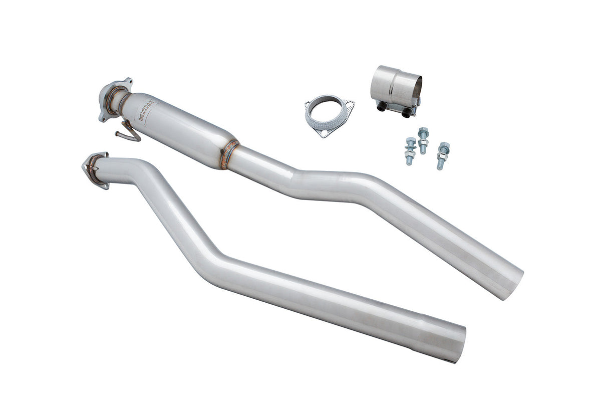 Megan Racing Mid Pipe for Civic 02-05 Si EP3 – 2.25" T-304 Stainless, OEM Replacement LWT-MIDPIPE-EP3