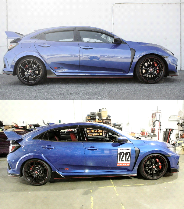 Megan Racing Lowering Springs for Honda Civic Type R 2017-2021 (20mm Front, 19mm Rear)
