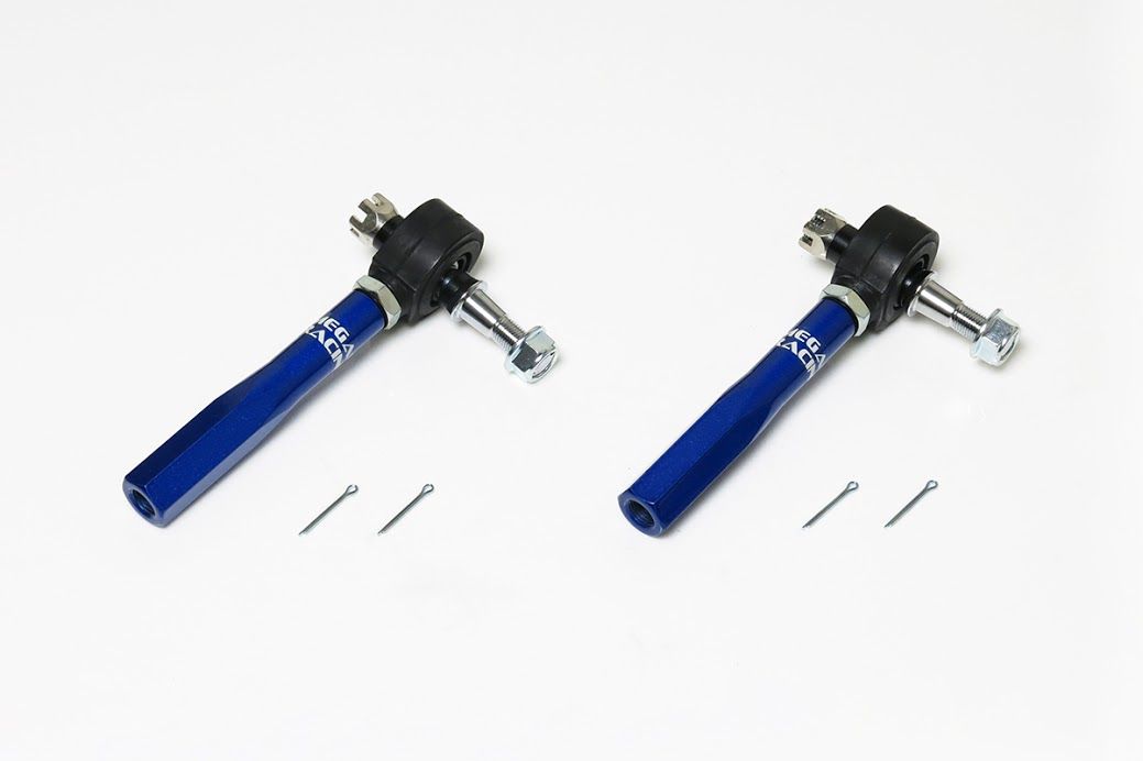 Megan Racing Tie Rod End Set 2pcs for 2003+ Mazda RX-8 High Strength Aluminum Alloy