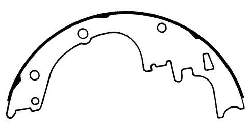 Porterfield Brake Shoes for 1975 CHEVROLET CAMARO