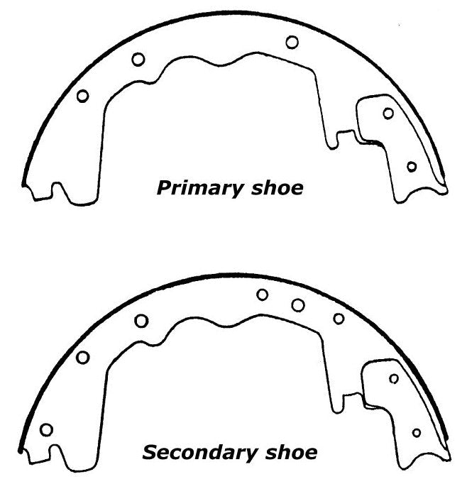 Porterfield Brake Shoes for 2000 FORD F150 4WD Rear Drum 7 Lug