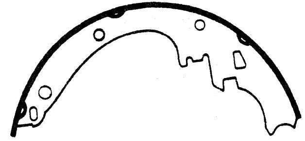 Porterfield Brake Shoes for 1998 DODGE RAM 1500 4WD