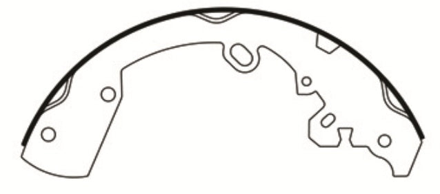 Porterfield Brake Shoes for 2008 DODGE DAKOTA 2WD