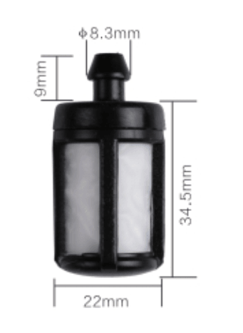 Fuel Filter for Stihl MS661 BR800 — Replaces 0000 350 3518