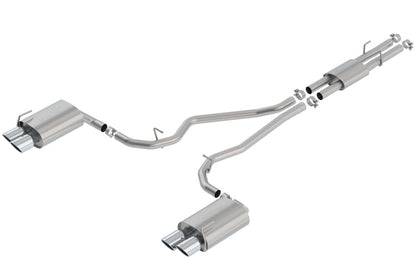 Borla 2020 Ford Explorer ST 3.0L V6 2.25in ATAK Exhaust - Chrome Tips 140821