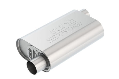 Borla CrateMuffler SBC Hot 350/383 2.5in Offset/Center 14in x 4.35in x 9in S-Type Muffler 400773