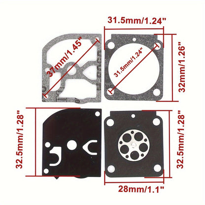 Carburetor Kit for Stihl HS45 FS38 FS55 String Trimmer — Replaces RB-100