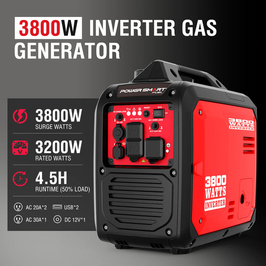 PowerSmart 3800W Inverter Gas Generator DB5068