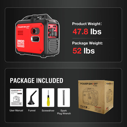 PowerSmart 3800W Inverter Gas Generator DB5068