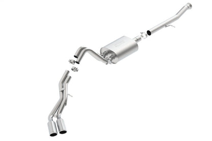 Borla 15-16 Cadillac Escalade ESV/Yukon Denali XL 6.2L V8 AT Split Side Ext SS S-Type CB Exhaust 140653