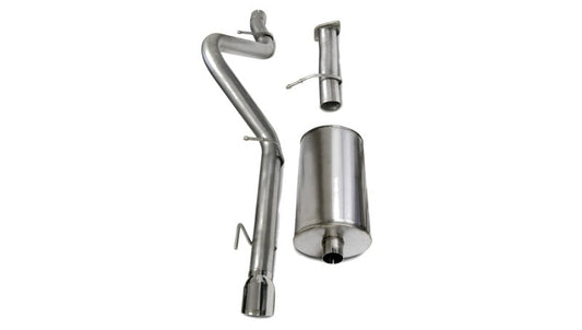 Corsa Performance 06-08 Chevrolet Trailblazer SS 6.0L V8 Polished Sport Cat-Back Exhaust