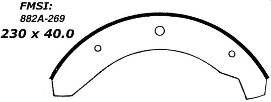Porterfield Brake Shoes for 1964 VOLKSWAGEN BEETLE