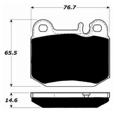 Porterfield Brake Pads for 2003 Maserati Quattroporte