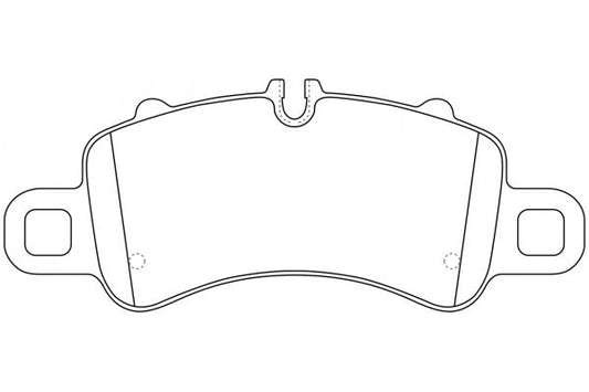 Porterfield Brake Pads for 2017 PORSCHE 718 Boxster S