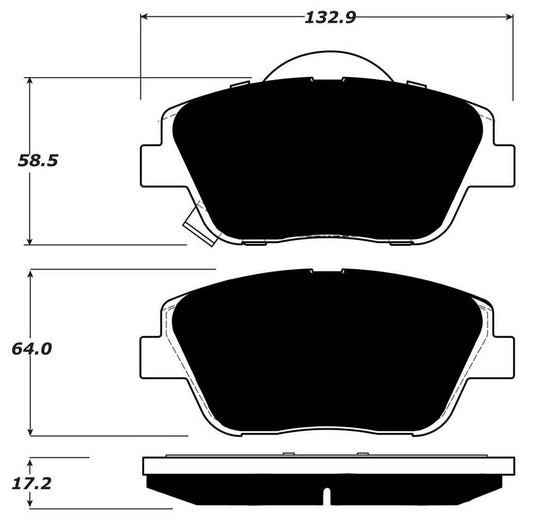 Porterfield Brake Pads for 2013 KIA Optima 2.4L w/EPB