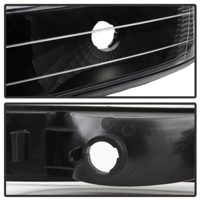 Spyder Xtune Chevy Silverado 99-02 Amber Reflector Bumper Lights Black Cbl-Jh-CS99-Am-Bk