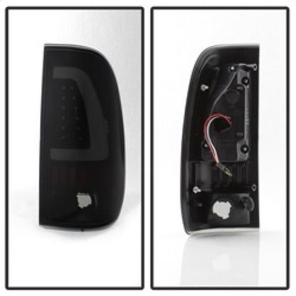 Spyder xTune 97-03 Ford F-150 Light Bar LED Tail Lights - Black Smoke