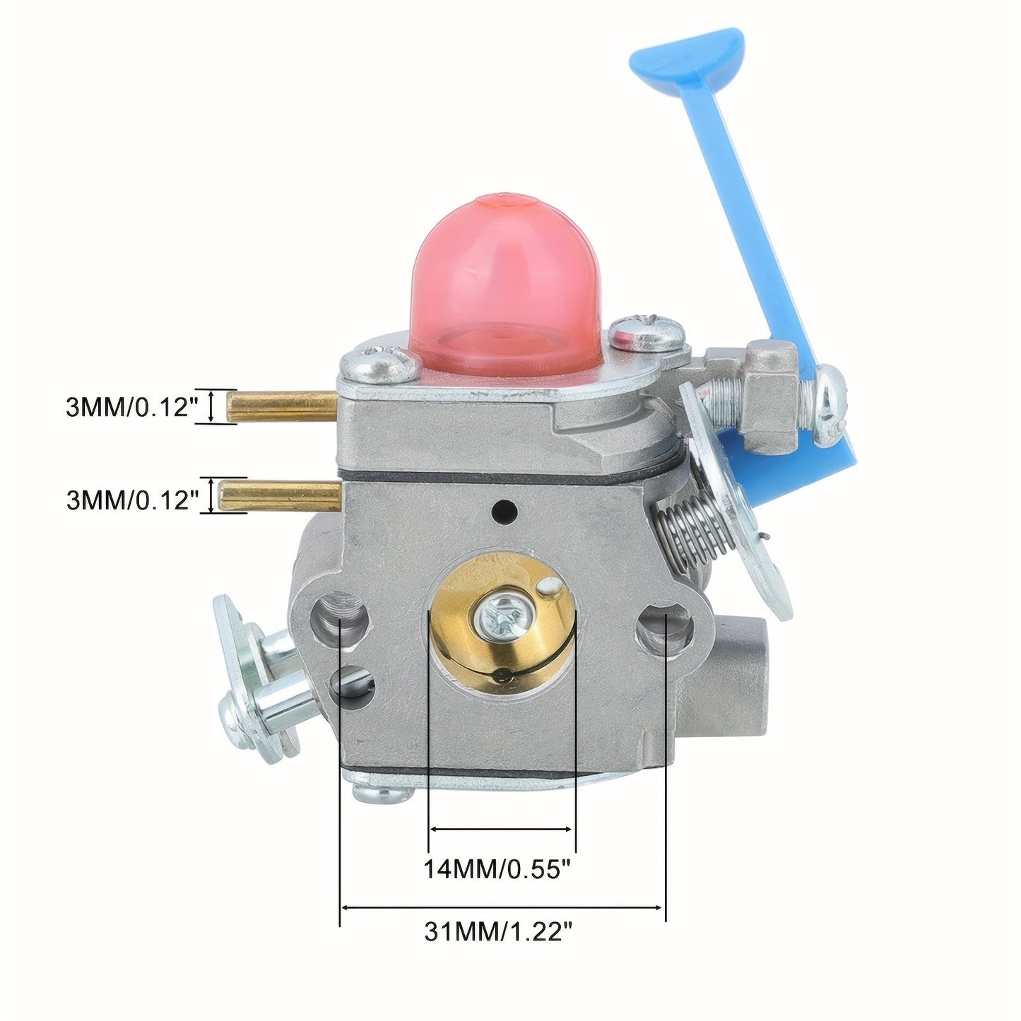 Carburetor Kit for Husqvarna W38 124L 125L String Trimmer — Replaces 545081850
