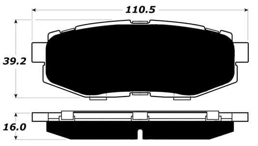 Porterfield Brake Pads for 2013 SUBARU OUTBACK WAGON 3.6R