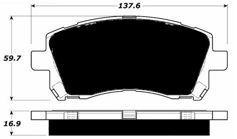 Porterfield Brake Pads for 2001 Subaru Forester S