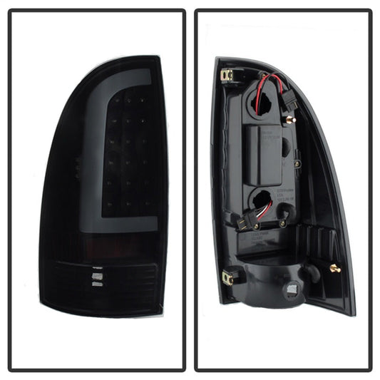 SPYDER xTune 05-15 Toyota Tacoma (Excl LED Tail Lights) LED Tail Lights - Blk Smk (ALT-ON-TT05-LBLED-BSM) 9038556