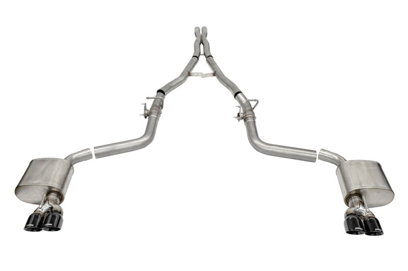 Corsa 19-21 Challenger SRT/Hellcat/Demon/Redeye 2.75in Valved CB DRE w/ Twin 3.5in Pol