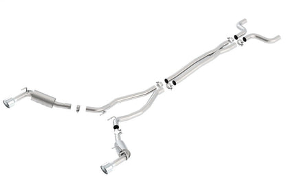 Borla 14-15 Chevy Camaro SS 6.2L V8 Single Split Rear Exit ATAK Catback Exhaust 140532
