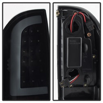 SPYDER xTune 05-15 Toyota Tacoma (Excl LED Tail Lights) LED Tail Lights - Blk Smk (ALT-ON-TT05-LBLED-BSM) 9038556