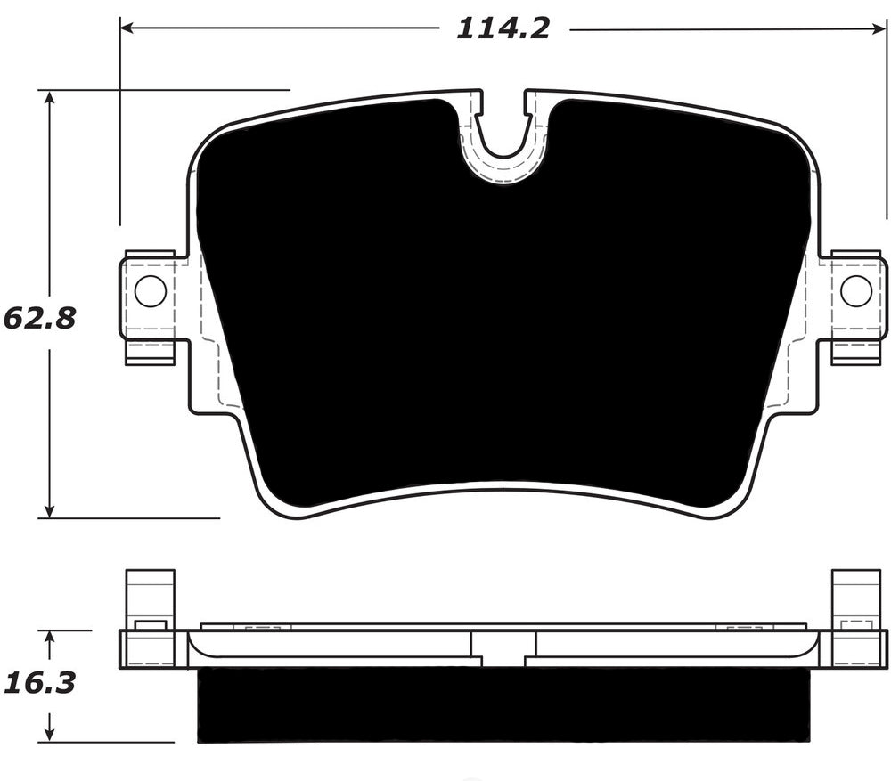 Porterfield Brake Pads for 2015 JAGUAR F-Type V8 S