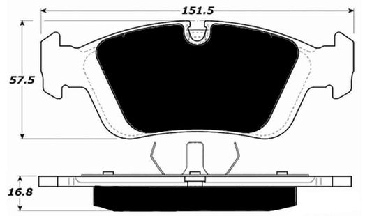 Porterfield Brake Pads for 2003 BMW 325 Series E46