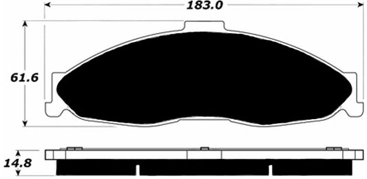 Porterfield Brake Pads for 2001 Pontiac Firebird