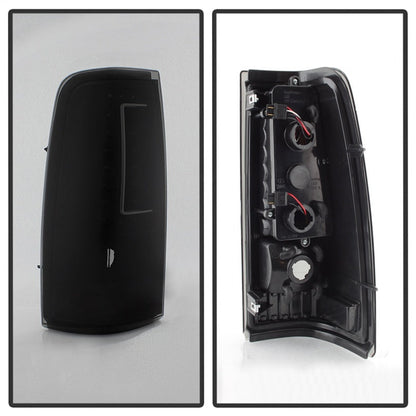 SPYDER xTune 99-02 Chevy Silverado 1500/2500/3500 V2 LED Tail Lights - Black Smoke (ALT-ON-CS99-G2-LED-BSM) 9038471
