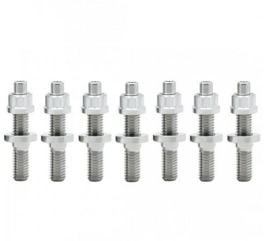 BLOX Racing SUS303 Stainless Steel Exhaust Manifold Stud Kit M8 x 1.25mm 45mm in Length - 9-piece BXFL-00307-9