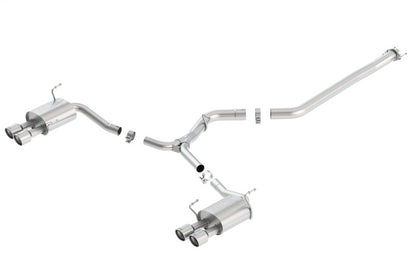 Borla 11-14 Subaru Impreza WRX/STI Sedan 4dr ATAK SS Catback Exhaust 140418