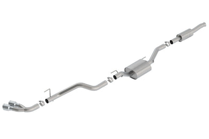 Borla 2020 Jeep Gladiator JT 3.6L V6 AWD ATAK Dual Side Catback w/ Chrome Tips 140813