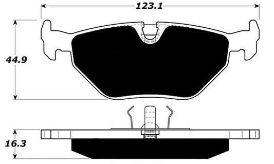 Porterfield Brake Pads for 2003 BMW 325 Series E46