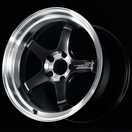 Advan GT Beyond-R 18X10.0 / +40 Off / 5x120 BC / 72.5mm Bore / Diamond Cut and Dark Platinum Black YAQC8K40WDPB