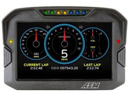 AEM Electronics Digital Dash, CD-7LG, Carbon Housing, Data Logging, GPS, CAN Bus, Kit