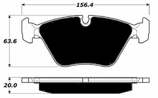 Porterfield Brake Pads for 2003 BMW 330 Series E46