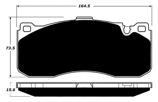 Porterfield Brake Pads for 2012 MINI Cooper 2 Door Hardtop w/JCW GP