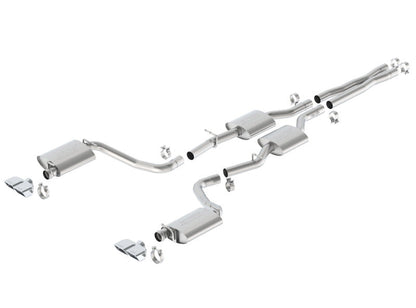 Borla 15-16 Dodge Challenger R/T 5.7L Dual Rectangle Angle Cut Dual Split Rear Exit S-Type Exhaust 140627