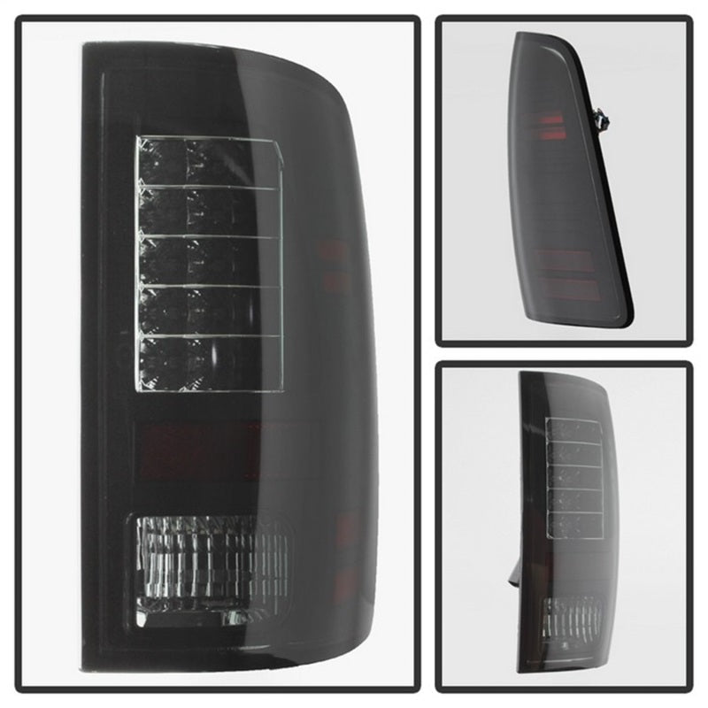 Spyder Dodge Ram 1500 09-14 LED Tail Lights Incandescent- Blk Smke Alt-Yd-DRAM09-Led-Bsm