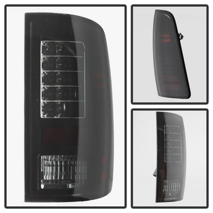 Spyder Dodge Ram 1500 09-14 LED Tail Lights Incandescent- Blk Smke Alt-Yd-DRAM09-Led-Bsm