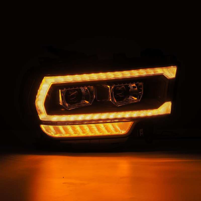 AlphaRex 19-21 Ram 2500 PRO-Series Projector Headlights Plank Style Black w/Activation