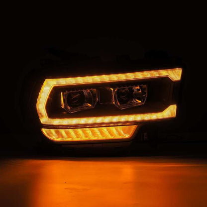 AlphaRex 19-21 Ram 2500 PRO-Series Projector Headlights Plank Style Black w/Activation