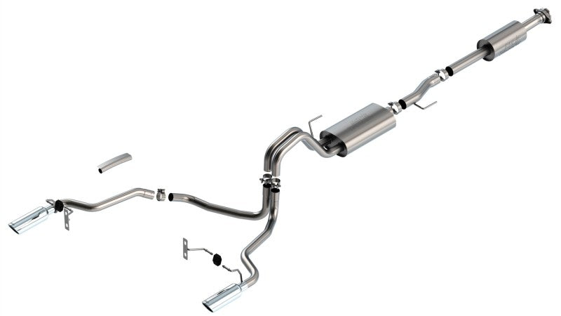 Borla F-150 2021 5.0L 4dr CC SB EC STB Lariat/KR/Platinum/LTD 3/2.25 SRE Cat-Back Touring