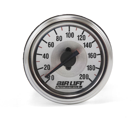 Airlift Dual Needle Gauge- 200 PSI