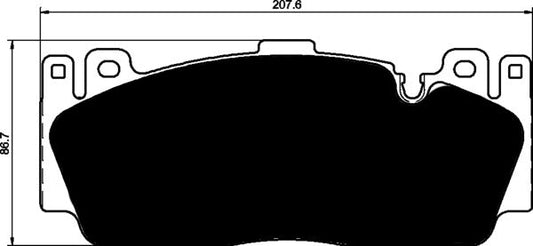 Porterfield Brake Pads for 2014 BMW M6 - w/ Iron Discs